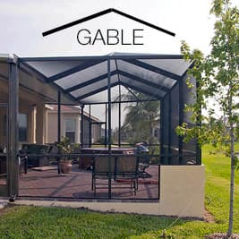 Screen Enclosures & Patios Gable Roof